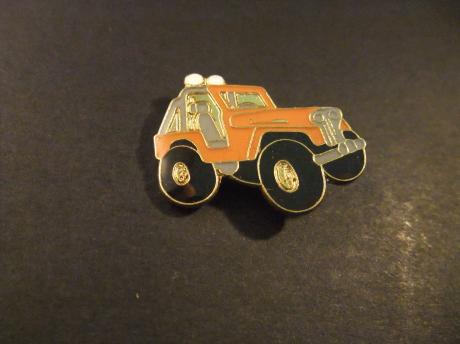 Gepimpte Jeep type CJ-7 ( oranje)